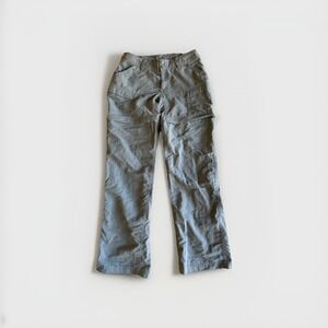 The North Face Pants Womens 6 Gray Convertible Zip‎ Off Hiking Outdoor Nylon